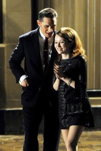 Tom Hardy (left) Emily Browning (right)